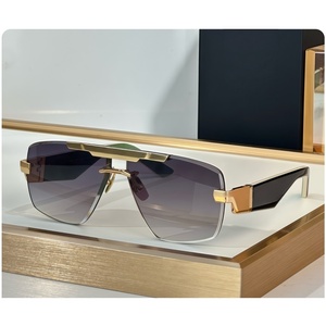 Óculos de Sol de Alta Qualidade MAY THE PRESIDENT II 62-11-145 para Mulheres, Óculos de Designer Clássicos Punk Luxuosos em Acetato UV400 - Product Image 3