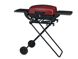Trolley Barbecue da campeggio griglia da giardino pieghevole portatile all'aperto griglia a Gas - Product Image 2