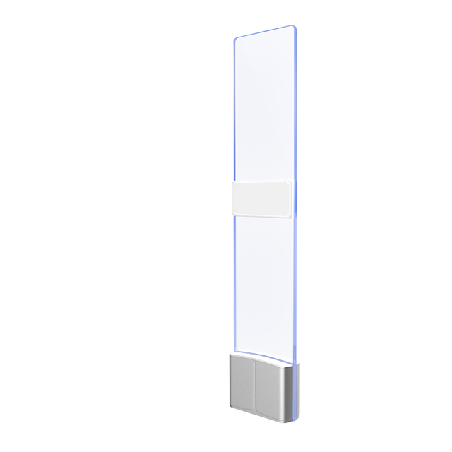 RFID EAS Detection System Slave Pedestal 01 Series White Acrylic for Retail Store