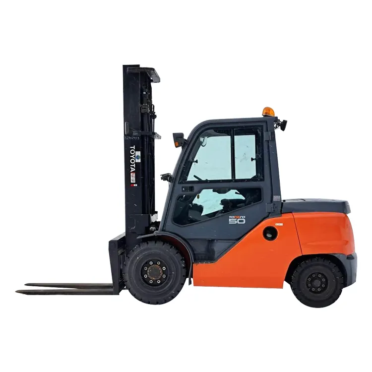 Forklift Toyota FD50 kullanılmış 5 Ton dizel forkliftler japonya'da satilik