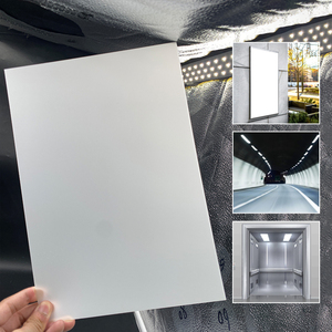 Hot bán tùy chỉnh kích thước 0.5 mét Độ dày PC khuếch tán tấm hai mặt Matte bề mặt LDF3560-500 cho <span class=keywords><strong>LED</strong></span> chiếu sáng cho hộ gia đình - Product Image 2