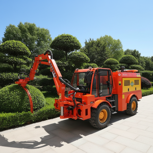 Podadora de setos multifuncional autopropulsada JK-431 con motor diésel y brazo hidráulico para mantenimiento de caminos - Product Image 1