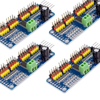 Approvisionnement en gros, 1 interface PCA9685, 16 canaux, PWM 12 bits, adapté à Arduino/Raspberry, installation facile
