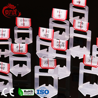 Entretoises et clips de nivellement en plastique PE pour carrelage, 1.0mm 1.5mm 2mm 3mm