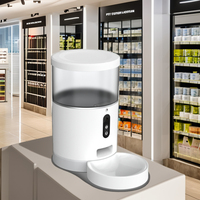 Distributeur automatique de nourriture pour animaux de compagnie intelligent avec contrôle par application, fonction de chronométrage et d'annulation d'écho, produit intelligent WiFi