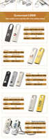 Flash Drive USB 2.0 Mini 128GB dengan Logo Kustom, Pena Logam, Pilihan Penyimpanan 64 GB 32 GB 4GB 2GB 16GB 8GB OEM Dari Guangdong