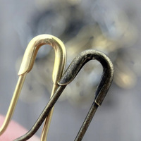 SP-01 Personnalisé 50 Pièces Outils de Couture DIY Accessoires Épingles de Sûreté Dorées Aiguilles en Acier Inoxydable Grandes Épingles de Sûreté Métalliques Argentées pour Vêtements