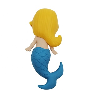Foshan Dragon haute qualité mignon baignoire plage piscine jouets Silicone sirène <span class=keywords><strong>bain</strong></span> jouets <span class=keywords><strong>pour</strong></span> tout-petits nourrissons enfants filles - Product Image 5