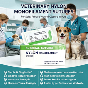 Suturas <span class=keywords><strong>Monocryl</strong></span> PP Tipo S - Monofilamento de Polipropileno PGCL Sintético Absorbible y No Absorbible para Veterinaria Canina Grande - Product Image 2