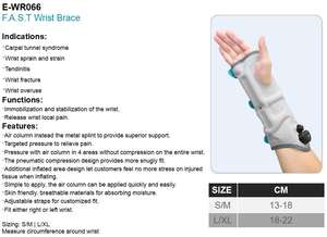 E-Vie E-WR066 post op fracture protection attelle de poignet poignet brace soutien pour le <span class=keywords><strong>syndrome</strong></span> du canal carpien - Product Image 5