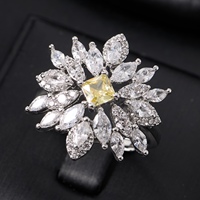 ensembles de bijoux de mariage exquis Zircon collier Bracelet boucles d'oreilles anneau mariage ensemble de bijoux de mariée