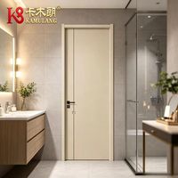 Portes intérieures modernes en bois massif composite MDF mélaminé polymère, isolation acoustique, construction durable, garantie 1 an, salle de bain, chambre à coucher