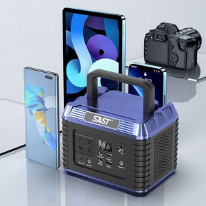 แผงโซลาร์เซลล์พกพา 300W ลิเธียมไอออน 220V สำหรับรถยนต์ จ่ายไฟฉุกเฉิน สตาร์ทเครื่องยนต์ คลื่นไซน์บริสุทธิ์ สำหรับตั้งแคมป์กลางแจ้ง 220V รถยนต์ - Product Image 5