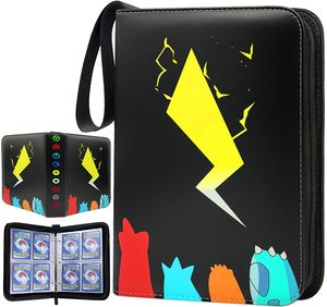 Pokemon Card YINKE Boxes Binder Is Suitable For The Pokemon Card Game Card Can Accommodate A Maximum Of 400 Card On Page 50 Senior 4 Pocket H