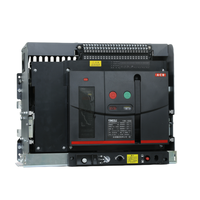 Disjoncteur ACB 630A-6300A avec unité de déclenchement programmable, protection contre les surcharges, les courts-circuits et les fuites à la terre