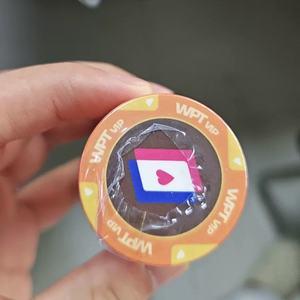 Jetons de poker en céramique de haute qualité, durables, collection européenne, 10g, avec logo personnalisé, design Monte Carlo, utilisation universelle - Product Image 5