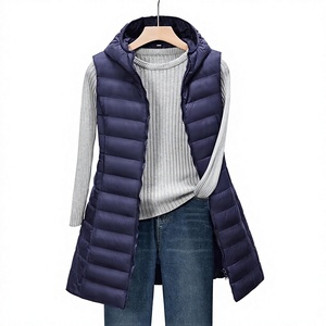<b>Women's</b> Lightweight Insulated Puffer Vest OEM Manufacturer Custom Logo <b>Women's</b> <b>Sleeveless</b> Quilted <b>Jacket</b> Wholesale - Product Image 1