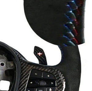 Volante Deportivo LED para <span class=keywords><strong>BMW</strong></span> 2025 340i <span class=keywords><strong>M8</strong></span> G20 G22, el Más Económico, Volante de Fibra de Carbono para <span class=keywords><strong>BMW</strong></span> E60 G8 - Product Image 3