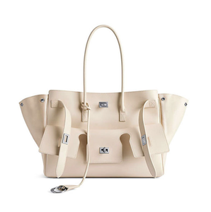 Sac fourre-tout en cuir véritable noir, grande capacité, avec poignée supérieure, sac à bandoulière, fermeture métallique, résistant à l'eau, minimaliste, pour usage quotidien - Product Image 6