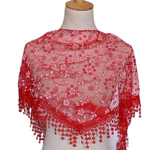 <span class=keywords><strong>Voile</strong></span> catholique en dentelle 22 couleurs, prêt à être expédié, pour la chapelle, l'église, châle, couvre-chef, écharpe florale, châle de messe avec pompons - Product Image 5