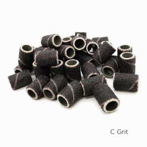 แถบขัดสีดำสำหรับหัวเจียรเล็บ ขนาด C M F สำหรับขัดเจล ทำเล็บมือ เล็บเท้า อุปกรณ์เสริมสำหรับเครื่องเจียรเล็บ - Product Image 3