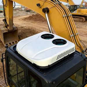 Compresseur de haute qualité pour <span class=keywords><strong>climatisation</strong></span> automobile 12V 24V, climatiseur de toit électrique à double ventilateur pour camion, voiture, chargeuse, camping-car - Product Image 1