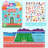 Buku Stiker Gel 3D Grosir Kustom, Buku Edukasi Tenang untuk Anak-Anak |   Mainan & Hadiah, Sampel Gratis Pengiriman Cepat