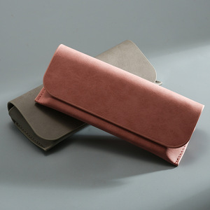 Étui à lunettes de soleil tendance, rabat magnétique, étui à lunettes en PU design, résistant à la pression, étui à lunettes en cuir rigide, logo personnalisé - Product Image 4