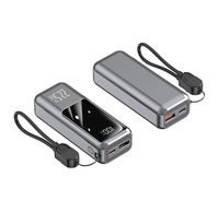 Power Bank Promosi Sangat Direkomendasikan Langsung dari Pabrik, Baterai Li-Polymer, Pengisian Cepat, Layar LED, 10000mAh, Kabel Tipe-C