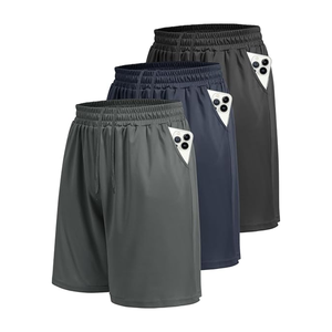 Shorts de sport pour hommes, vente chaude, respirants, séchage rapide, décontractés, taille élastique, shorts de basket-ball avec poches latérales - Product Image 1
