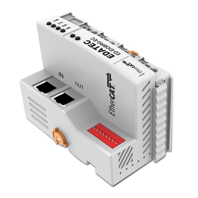 Chipboard ED-EIOBRG-EC EtherCAT Coupler, 2 x EtherCAT Ports, 65534 EtherCAT Bus Couplers Cascading Dual RJ45 ports (100Mbps)
