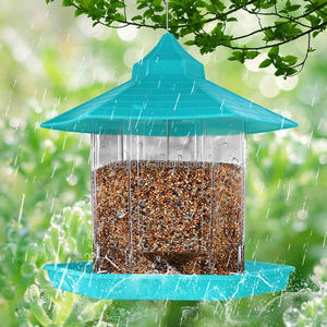 Comedero para Pájaros Automático Inteligente BOCHENG, Ventana de Plástico Ecológica para Colibríes, Aves <span class=keywords><strong>Silvestres</strong></span>, Bebederos de Agua y Comida para Exteriores - Product Image 5