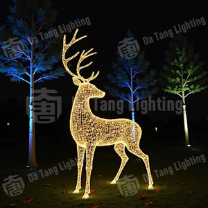 Luz Decorativa con Forma de Ciervo para Interiores y Exteriores, Jardín, Escenas Nocturnas, Crea un Ambiente Mágico de Bosque, Ahorro de Energía, Impermeable - Product Image 1