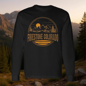 T-shirt a maniche lunghe con stampa souvenir Firestone Colorado Mountain Hiking - Product Image 3