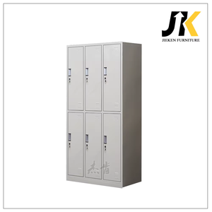 Armoire à six portes en acier au design moderne Casiers de rangement en métal pour le personnel de bureau Atelier École Gymnase Hôpital <span class=keywords><strong>Vestiaire</strong></span> - Product Image 2