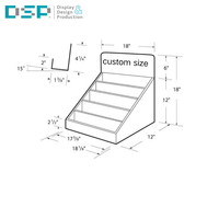 DSP Usine vietnamienne Présentoir de magasin de cosmétiques acrylique multicouche personnalisé de grande capacité pour une utilisation de bureau