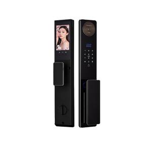 Serrure intelligente étanche avec reconnaissance d'empreintes digitales, reconnaissance faciale 3D, <span class=keywords><strong>code</strong></span> numérique, interphone vidéo actif, multilingue - Product Image 1