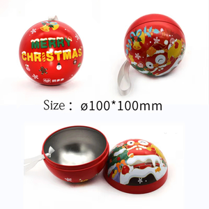 Tùy Chỉnh Cây Giáng Sinh Treo Trang Trí Nội Thất Trang Trí Hộp Thiếc Bóng Hình Dạng Có Thể Tái Chế Tinplate Kẹo Tin Cho Sô Cô La In Thiết Kế - Product Image 6