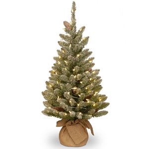 Mini sapin de Noël artificiel de 30 cm, décoration de table, <span class=keywords><strong>petit</strong></span> arbre de Noël pour le bureau, la maison, les fêtes - Product Image 1