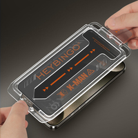 Protecteur d'écran en verre trempé de confidentialité protecteur d'écran d'application facile sans poussière clair pas de bulles pour Iphone 16 15 protecteur d'écran