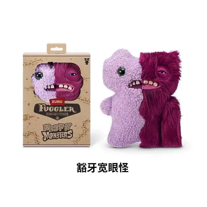 Color Block Serie B Monstruo de ojos grandes y dientes