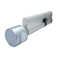 Cylindre de serrure en laiton personnalisé en gros 60mm contre-courant avec cylindre de style européen à bouton unique
