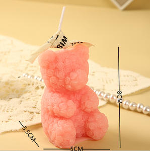 Độc đáo được thiết kế cao cấp tăng Ngày Valentine lãng mạn dễ thương tay Món quà tình yêu phong cách kỳ nghỉ Quà Tặng gấu Khuôn Thỏ thơm nến - Product Image 6