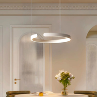 Suspension LED post moderne nordique anneau lustres et suspensions de luxe