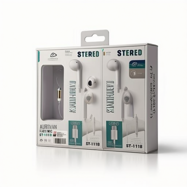 Auricular Stereo Earphones with Mic ST-1118 12U Wired Music Headphones 12 Pcs 3.5mm Interface Dynamic Driver