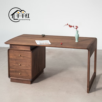 Meubles de bureau à domicile de haute qualité au design moderne en teck, hauteur réglable et tiroir, également adaptés à un usage professionnel