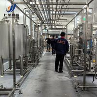 Ligne automatique à boire et à yaourt à petite échelle 1000 L/H avec cuves de fermentation de A à Z