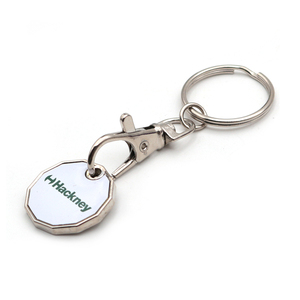 Thiết Kế Mới Stamping + Cmyk In Tùy Chỉnh Đầy Màu Sắc Kim Loại Sắt Keychain - Product Image 1