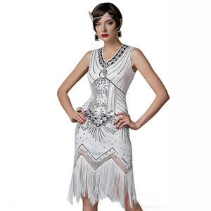dress barn virginia beach 1920s Gold Ivory Silk Velvet & Silk Chiffon Pearl Flower Beaded Dress –  Shrimpton Couture main image 1