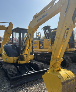 Excavatrice sur chenilles de petite taille KOMATSU PC55MR d'occasion de haute qualité, 5 tonnes, faible nombre d'heures de travail, pas de révision importante, vente chaude - Product Image 2